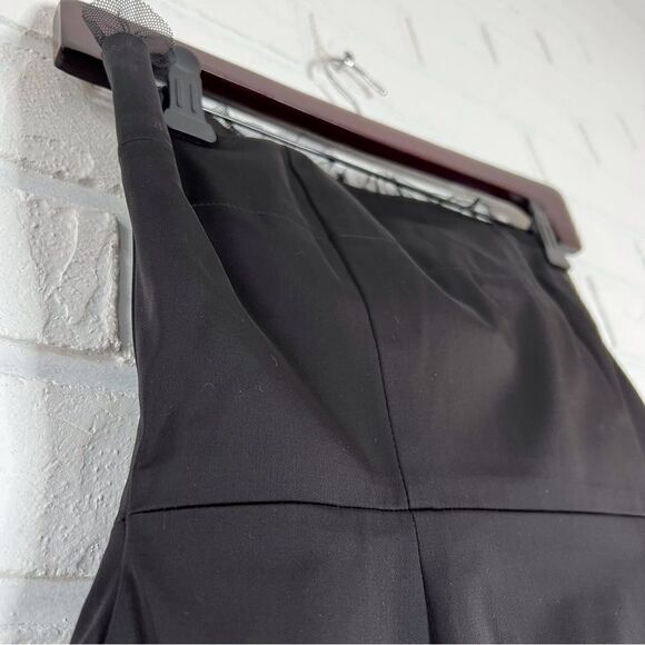 Rw & Co. Black Satin Tulle Strapless Midi Dress 0 - Picture 5 of 13